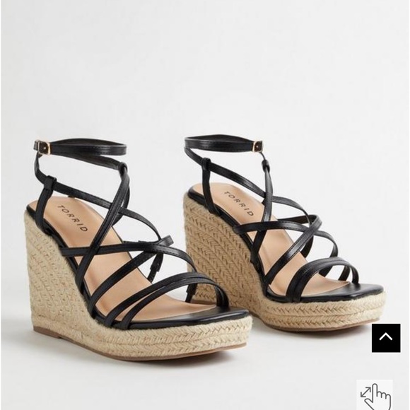 Lace Up Strappy Platform Wedge - Picture 1 of 3